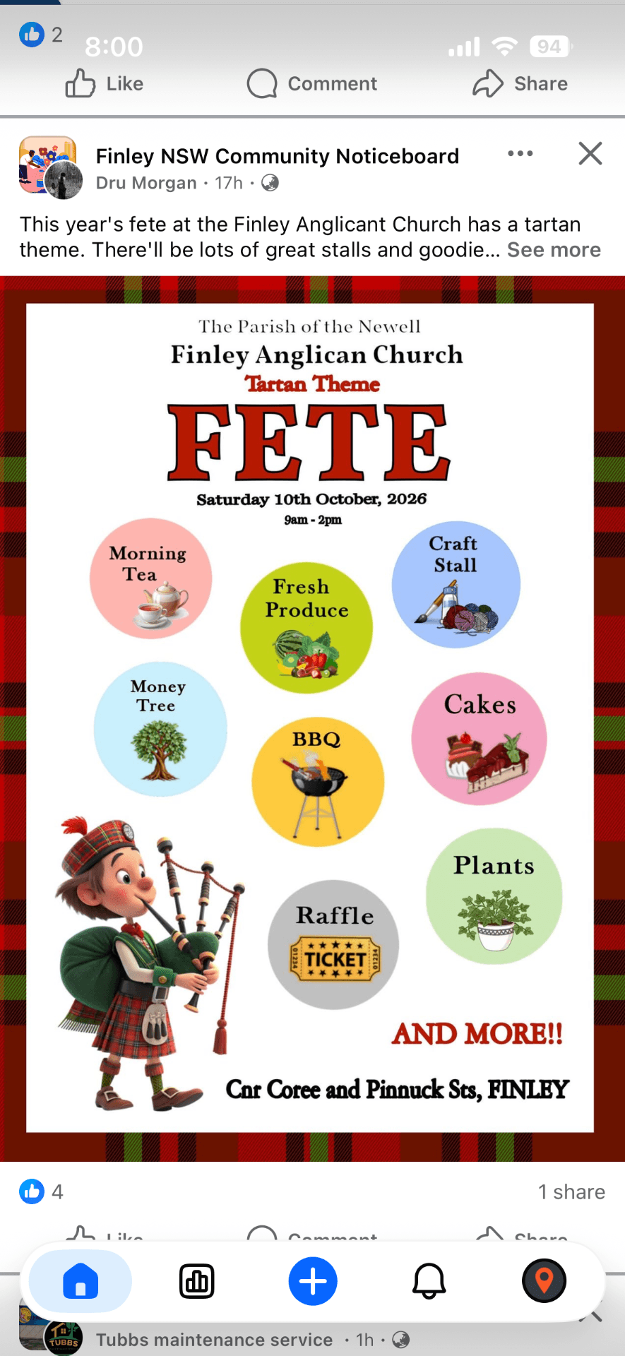 Tartan Theme Fete