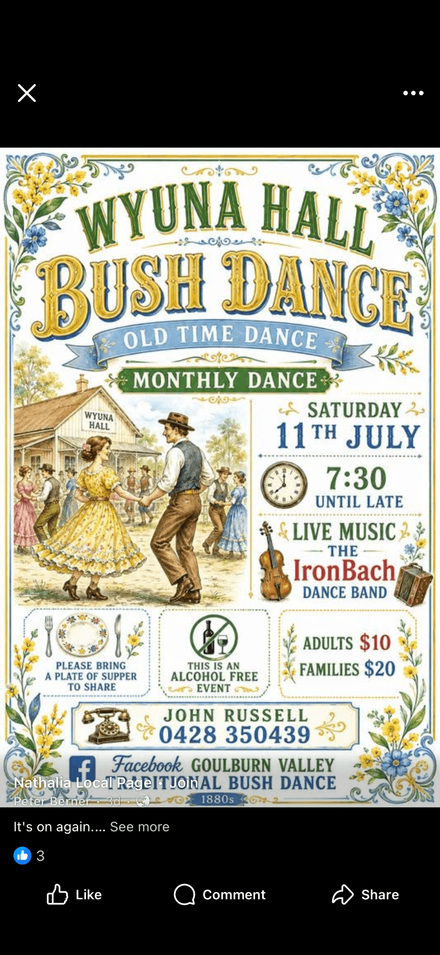 Wyuna Hall Bush Dance