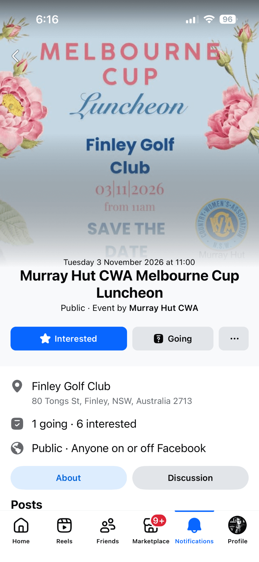Murray Hut CWA Melbourne Cup Luncheon