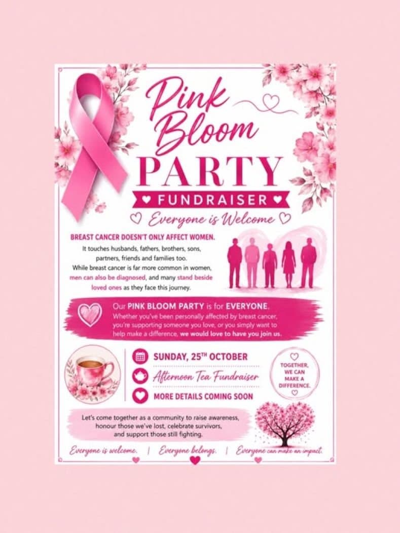 Pink Bloom Party Fundraiser