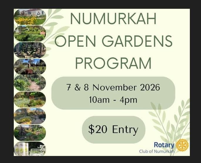 Numurkah Open Gardens Program